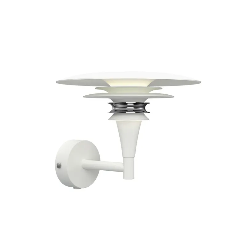 Aplică Diablo, alb/crom, Ø 20 cm metal, G9 - Belid Plată securizată