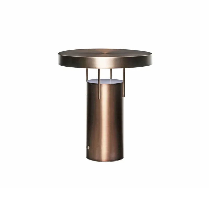 Lampa de masă cu baterie LED BringMe, alamă brunată, 28 cm - HÜBSCH Promoție