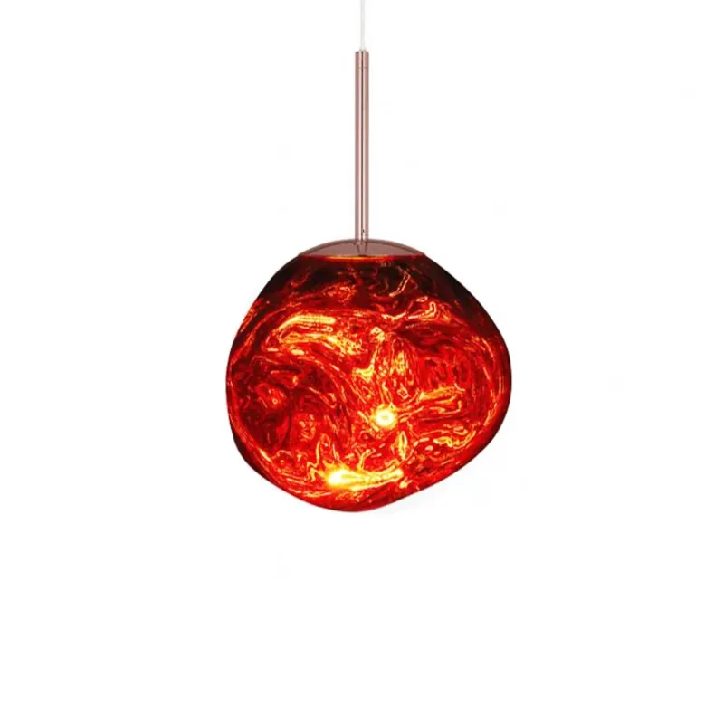 Ultima șansă Lampă suspendată LED Melt Mini, Ø 28 cm, cupru - Tom Dixon