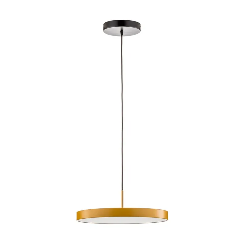 Lampă suspendată Asteria Medium LED, galben/alamă, Ø 43 cm - UMAGE Comandă acum