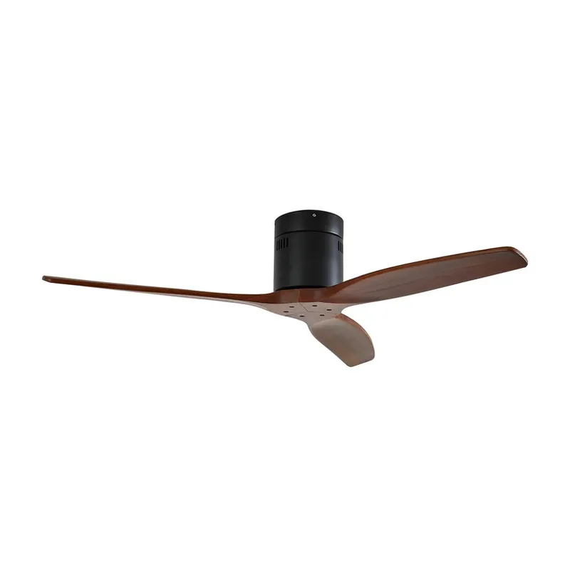 Popular Ventilator de tavan Lucande Vindur, negru, lemn, DC, silențios