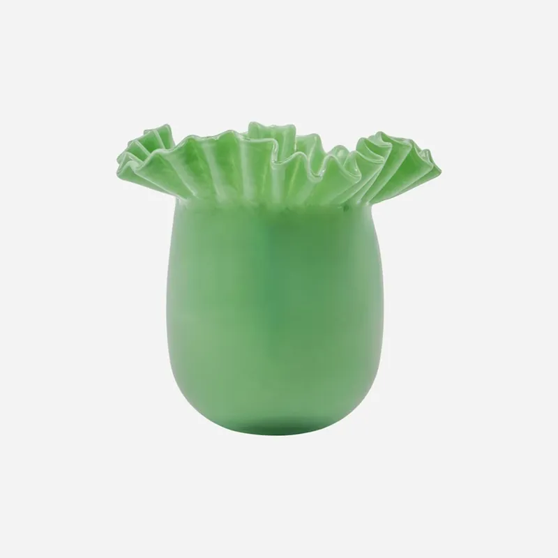 Vază HDFlee, verde, înălțime 20 cm, sticlă - House Doctor Ofertă exclusivă