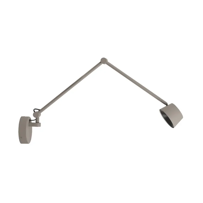 Aplică de perete LED, gri mat, proiecție 53 cm - Antidark Cumpărături sigure