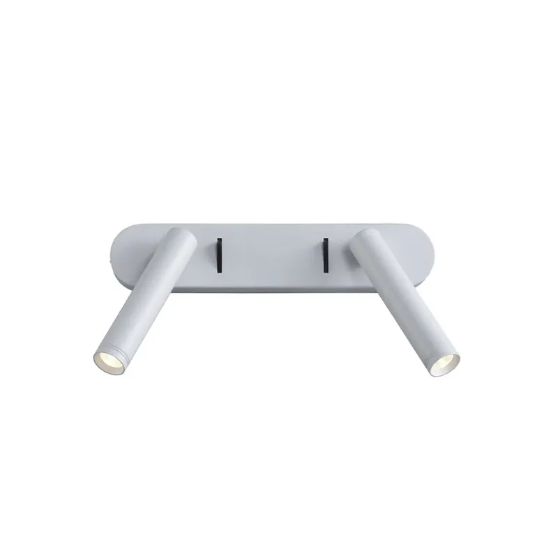 Aplică de perete LED, albă, lățime 25 cm, 2 becuri - Antidark Ofertă