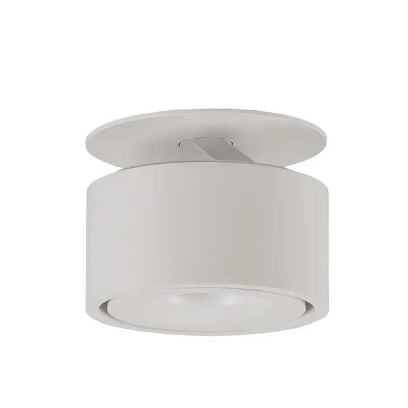 Lampă LED încastrabilă Braccio, albă, metal, Ø 10,2 cm - Antidark Plată sigură