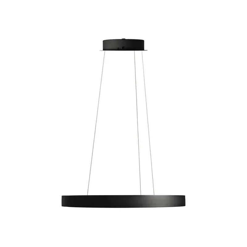 Lampă suspendată LED Gloria, Ø 60 cm, metal, negru - Antidark Promoție