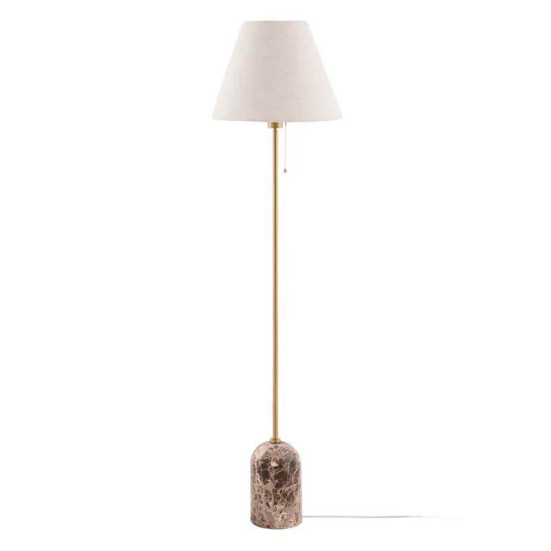 Lampadar Gino, picior din marmură, bej, 145 cm - Globen Lighting Vezi acum