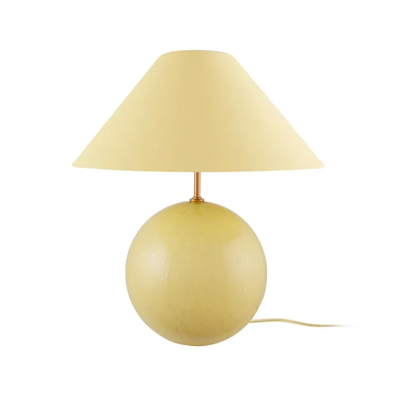 Lampa de masă IRIS, galben/galben, înălțime 39 cm - Globen Lighting Retur gratuit