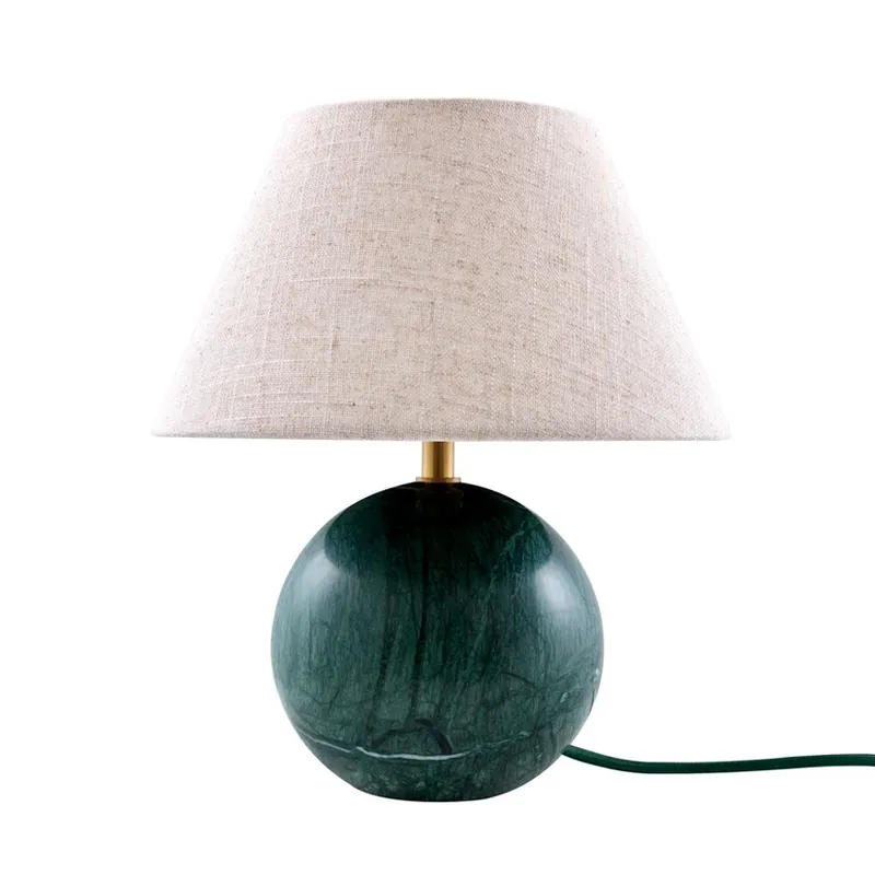 Ofertă specială Lampa de masă Castello, verde/bej Înălțime 28 cm - Globen Lighting
