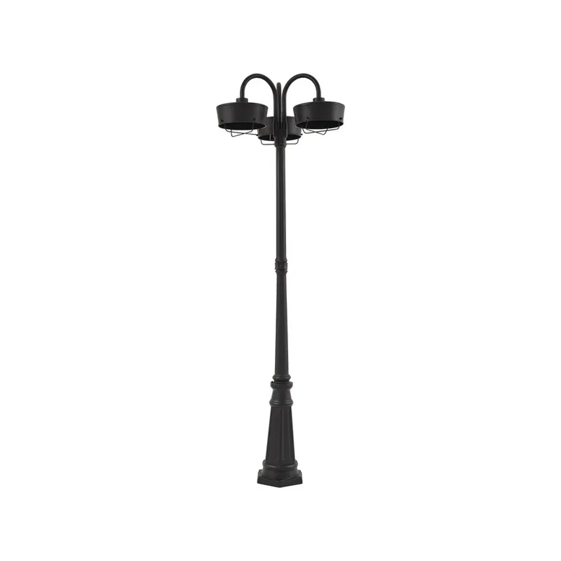 Cumpără online Lampă LED pentru exterior Thorus, negru, IP44, 204 cm, cu 3 becuri - PRIOS