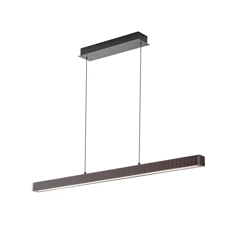 Ofertă specială Lampă suspendată LED Emara, stejar, CCT, lemn închis - Lucande