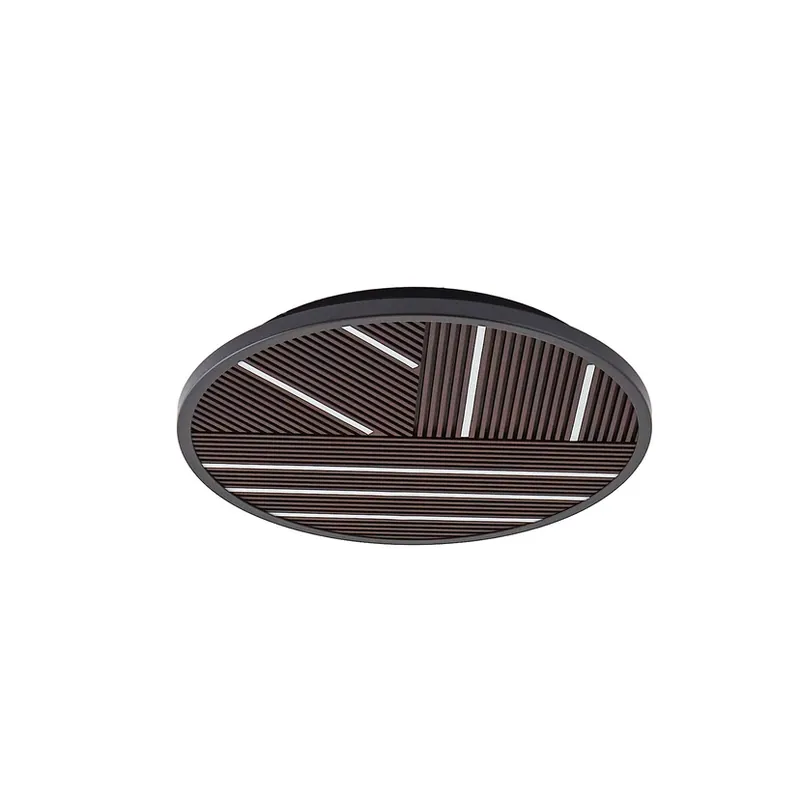Calitate înaltă Orven Plafonieră LED, Ø 50 cm, dimabilă, lemn - Lucande