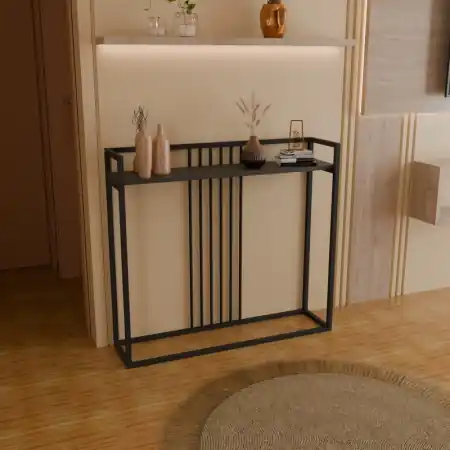 Consola Convida Antracit 100x25x90 cm Preferatul clienților