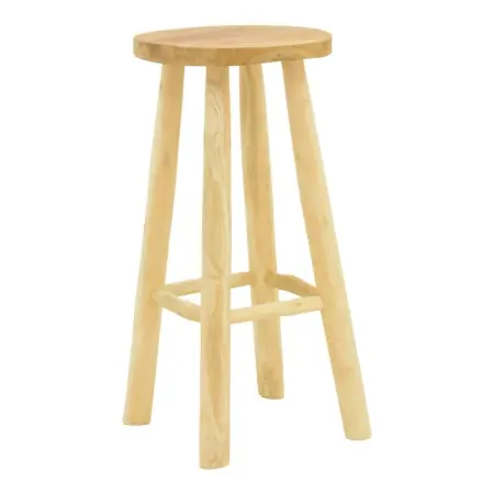 Scaun de bar Nusiwo Natural 35x35x70 cm Ofertă limitată