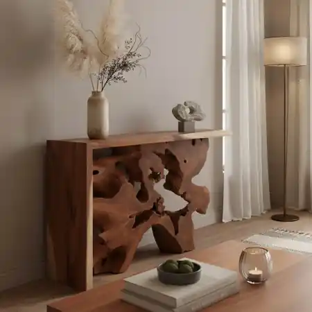 Calitate înaltă Consola Jako Natural 120x40x80 cm