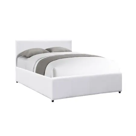 Preferatul clienților Cadru de pat cu somiera si deopzitare telescopica Dellia Alb 127x214x83 cm