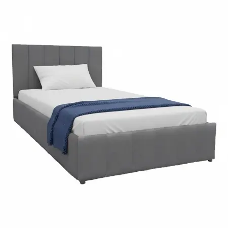 Cadru de pat cu somiera si deopzitare telescopica Snuggle Antracit 128x212x100 cm Cumpără online
