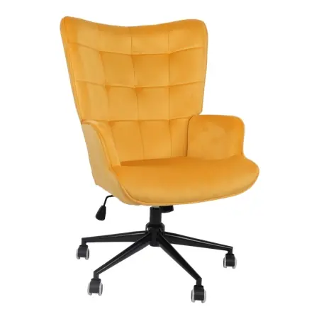 Bestseller Scaun birou Lobima Galben 71x68x104 cm