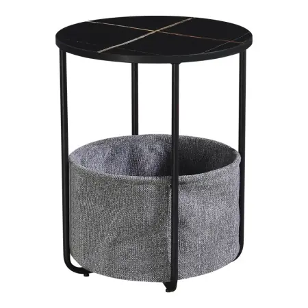 Masuta laterala Fredami Negru 40x40x50 cm Lichidare de stoc