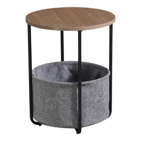 Masuta laterala Fredami Bej 40x40x50 cm Expediere rapidă