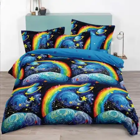 Super ofertă Lenjerie 3D Univers 6 Piese (Finet)