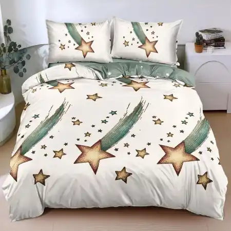 Lenjerie Cosmic Glow (Bumbac Satinat) Livrare expres