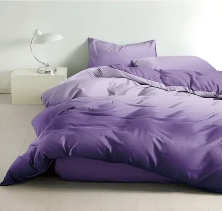 Lenjerie cu Elastic 180x200 Rainbow Lavender 4 Piese (Finet) Super ofertă