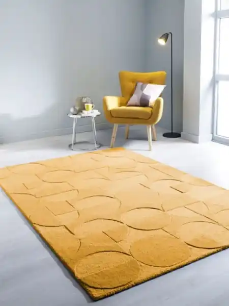 Cel mai vândut Covor Gigi Galben Ochre 160X230 cm, Flair Rugs