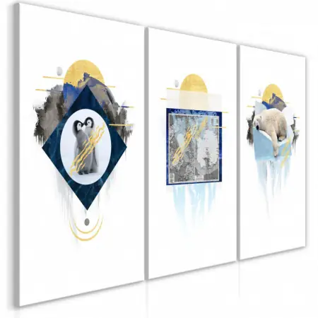 Reducere extra Tablou - Antarctica (Collection) 60x30 cm