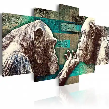 Preț redus Tablou - Learning of Tenderness 100x50 cm