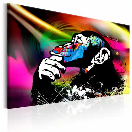 Tablou - Monkey Disco 90x60 cm Cumpără online