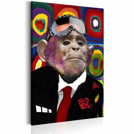 Tablou - Mr. Monkey 60x90 cm Reducere specială