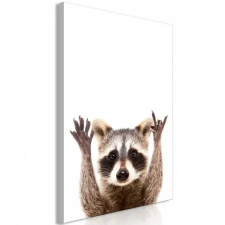 Calitate înaltă Tablou - Raccoon (1 Part) Vertical 80x120 cm