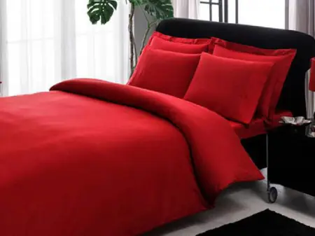 Reducere extra Lenjerie Premium Basic Stripe Rosu (Bumbac 100%)