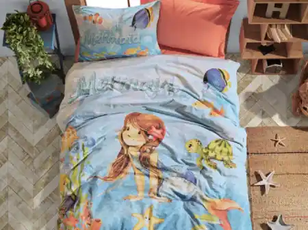 Lenjerie Copii Mermaid (Bumbac 100%) Ofertă specială