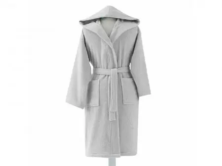 Bestseller Halat de Baie Copii, Unisex, Soft Gri, Diverse Varste (Bumbac 100%)
