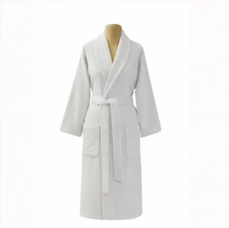 Halat de Baie, Unisex, Tac Alb, 500gr / mp, L (Bumbac 100%) Livrare rapidă