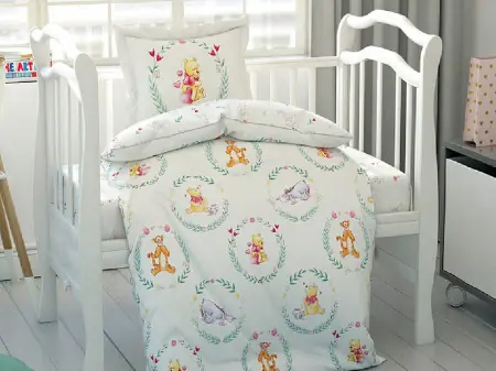 Lenjerie Patut Bebe Winnie The Pooh Friends (Bumbac 100%) Plată securizată