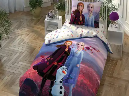 Livrare expres Lenjerie Copii Frozen 2 Autumn (Bumbac 100%)