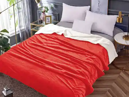 Ofertă exclusivă Patura Cocolino cu Blanita, Luana Rosu 200x230 cm