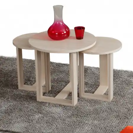 Ofertă specială Masuta de Cafea 3 Piese Mira - Oak