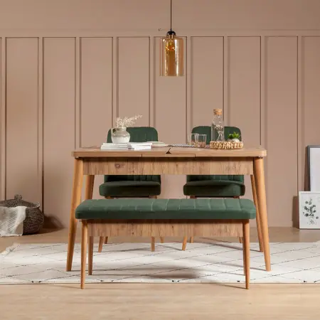 Set Masa Scaune Vina 1070 - Green, Atlantic Mai ieftin