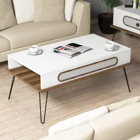 Masuta de Cafea Ekol - Alb Promoție