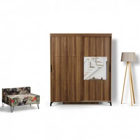 Ofertă Dulap Pasific Home Fuga - 170 Ceviz Dolap