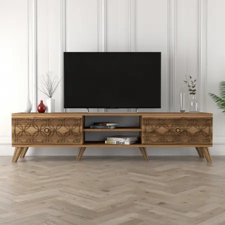 Popular Comoda TV Class - Walnut