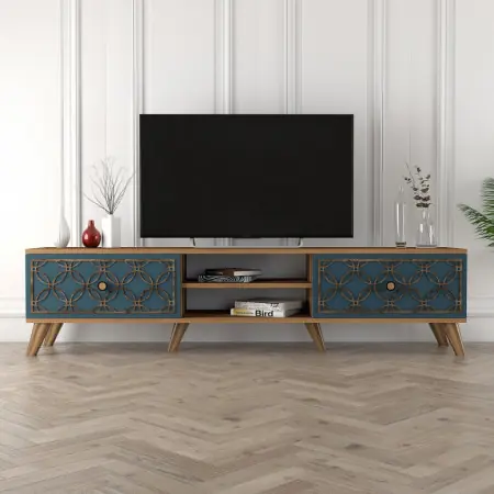 Comoda TV Class - Walnut, Chalcedony Comandă acum