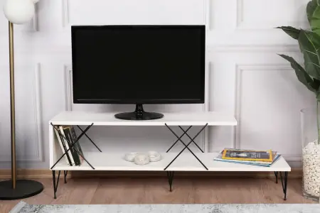 Comoda TV Street - Alb Comandă acum