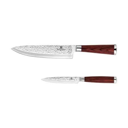 Set 2 Cutite Red Wood Ofertă specială