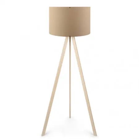 Super ofertă Lampadar PWL-1060, E27 natural-cafea, 38x140 cm