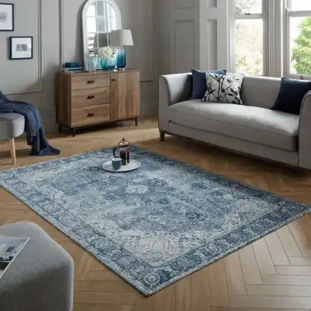 Covor Antique Traditional Albastru 155X230 cm, Flair Rugs Ofertă exclusivă